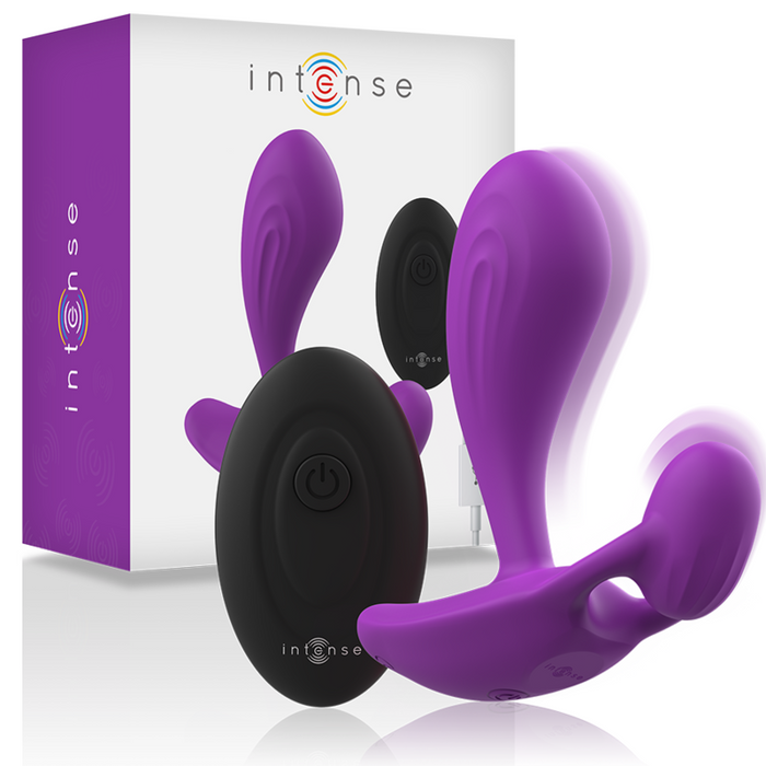 Intense - Shelly Duo Anal-perineo , Vaginal-clitoris Remoto Morado
