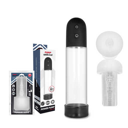 Pump Addicted - Bomba Erección Rx11 Automática Con Masturbador
