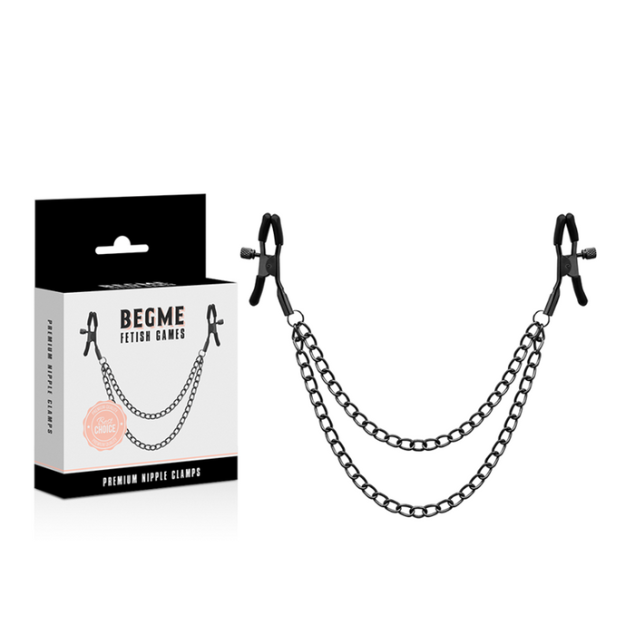 Begme - Red Edition Pinzas Pezones Con Cadena