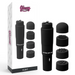 Glossy - Pocket Kurt Masajeador Negro