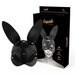Coquette Chic Desire - Máscara Cuero Vegano Con Orejas De Conejo