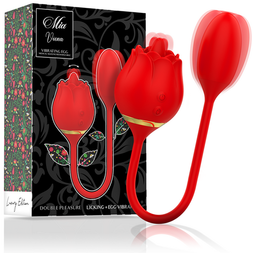Mia - Viena Double Pleasure Licking + Huevo Vibrador