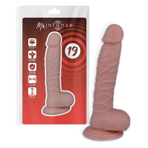 Mr Intense - 19 Pene Realístico 20 Cm -o- 3.1 Cm