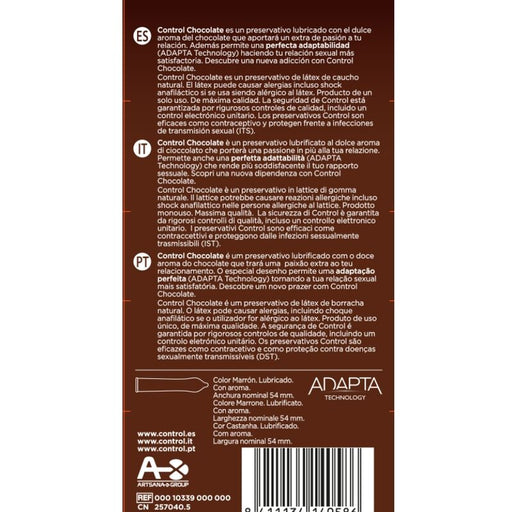 Control - Chocolate Preservativos 12 Unidades