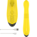 Intense - Toky Vibrador Multifunción Recargable Up & Down Con Estimulador De Clitoris Amarillo