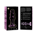 Nebula Series By Ibiza - Modelo 1 Plug Cristal Rosa 10.5 Cm -o- 3 Cm