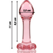 Nebula Series By Ibiza - Modelo 2 Plug Cristal Rosa 11 Cm -o- 3.5 Cm