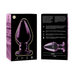 Nebula Series By Ibiza - Modelo 3 Plug Cristal Rosa 11 Cm -o- 5 Cm