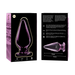 Nebula Series By Ibiza - Modelo 4 Plug Cristal Rosa 11 Cm -o- 5 Cm