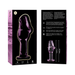 Nebula Series By Ibiza - Modelo 6 Plug Cristal Rosa 12.5 Cm -o- 4 Cm