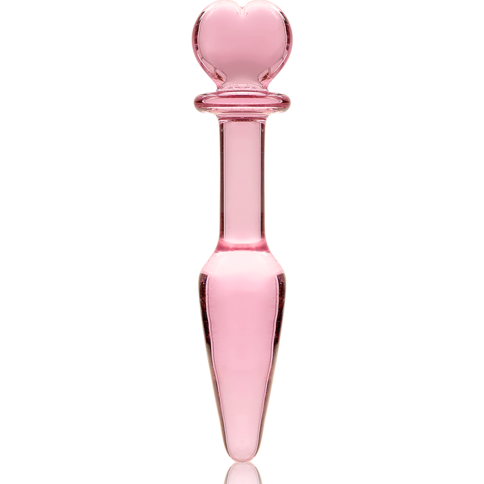 Nebula Series By Ibiza - Modelo 7 Plug Cristal Rosa 13.5 Cm -o- 3 Cm
