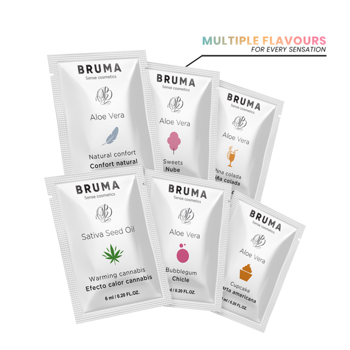 Bruma - Gel Deslizante Con Aloe Vera Sabor A Piña Colada 6 Ml