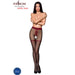 Passion - Tiopen 019 Medias Negro/rojo 1/2 20 Den