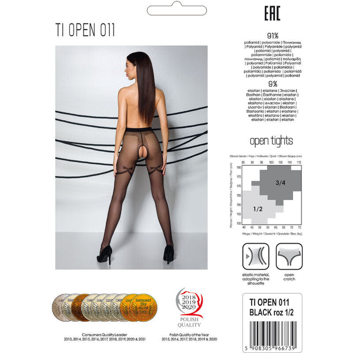 Passion - Tiopen 011 Medias Negro 3/4 20 Den