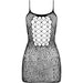 Passion - Bs096 Bodystocking Negro Talla Única