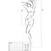 Passion - Bs101 Bodystocking Negro Talla Única
