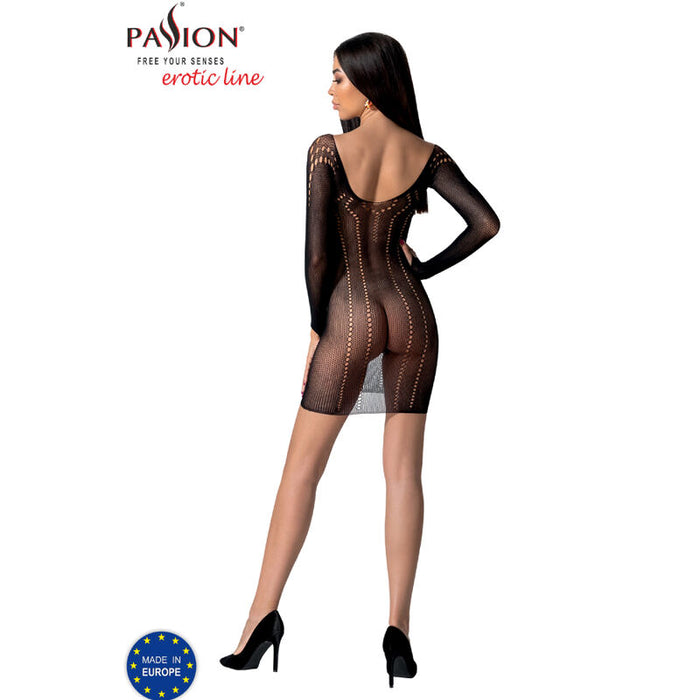 Passion - Bs101 Bodystocking Negro Talla Única