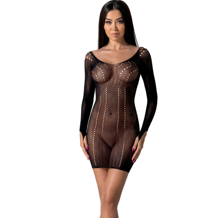 Passion - Bs101 Bodystocking Negro Talla Única
