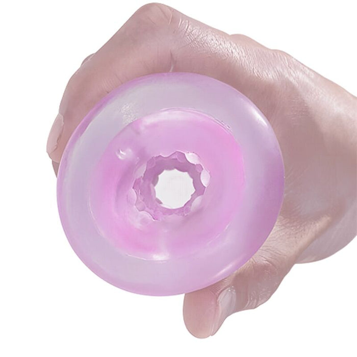 Pretty Love - Masturbador Masculino Fantasy Espiral Interna Y Bolas Transparente