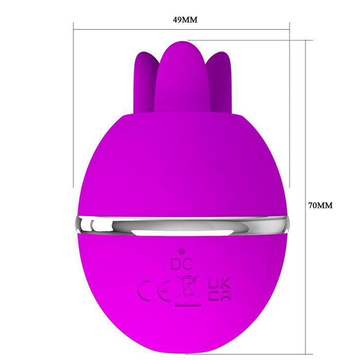 Pretty Love - Vibrador De Silicona Redondo Gemini Ball Morado