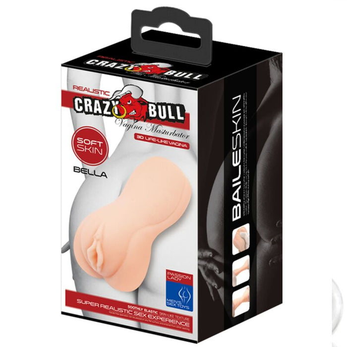 Masturbador Crazy Bull  Bella  En Forma De Vagina