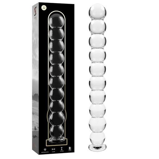 Nebula Series By Ibiza - Modelo 22 Dildo Cristal Transparente 21.5 Cm -o- 2.5 Cm