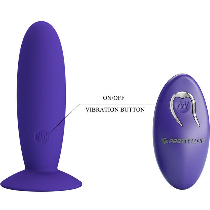 Pretty Love - Youth Plug Anal Vibrador Control Remoto Violeta