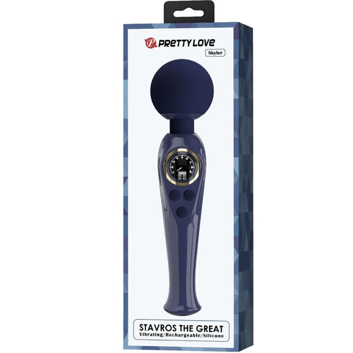 Pretty Love - Skyler Vibrador Wand Azul