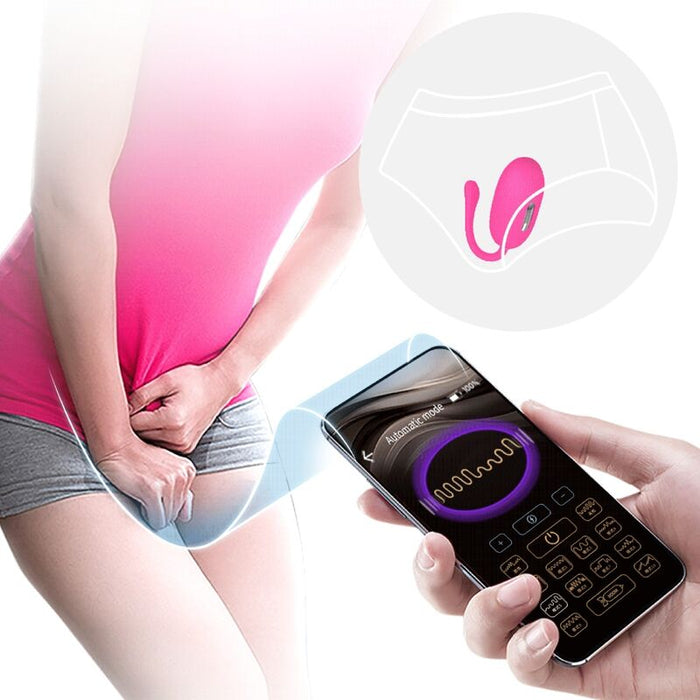 Pretty Love - Doreen Huevo Vibrador Recargable Magenta Control Remoto