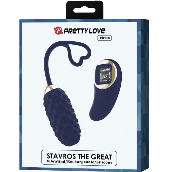 Pretty Love - Vivian Huevo Vibrador Control Remoto Azul