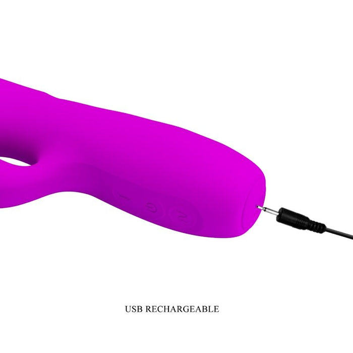 Pretty Love - Melanie Vibrador Conejo Recargable Morado