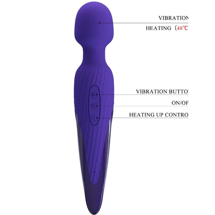 Pretty Love - Antony Youth Vibrador Wand Efecto Calor Violeta