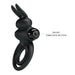 Pretty Love - Anillo Vibrador Iii Conejo Para Pene Negro