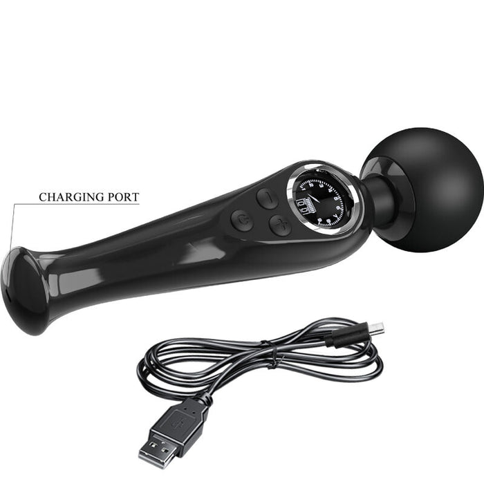 Pretty Love - Skyler Vibrador Wand Negro