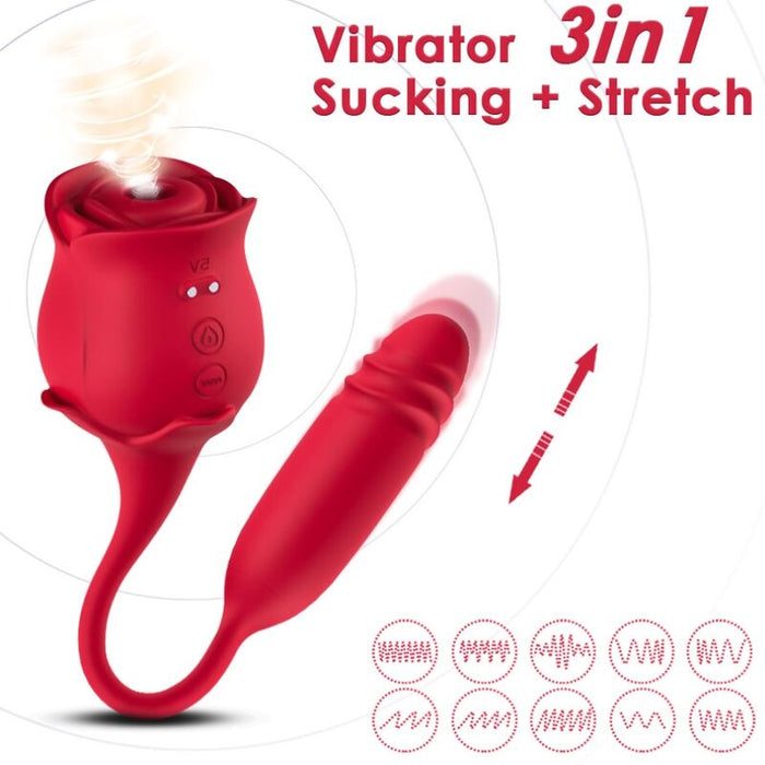 Armony - Roseknigth Succionador Clitoris & Vibrador Rojo
