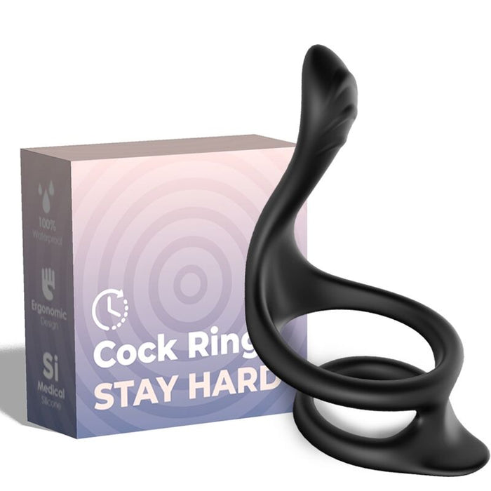 Armony - Tail Anillo Doble Anal Negro
