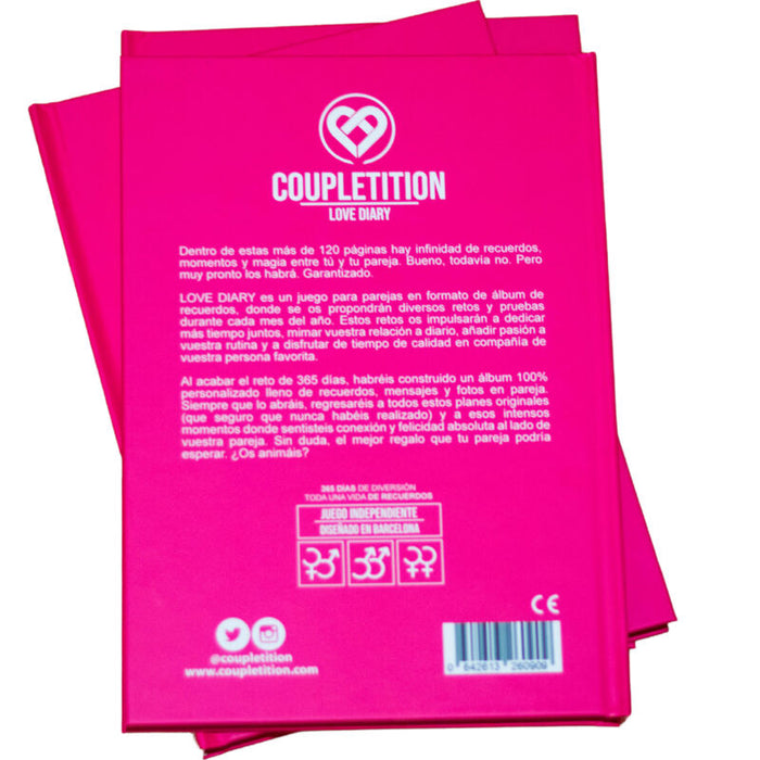 Coupletition - Love Diary Álbum De Recuerdos & Deseos En Pareja