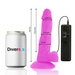 Diversia - Dildo Realístico Flexible Con Vibración Lila 18 Cm -o- 4 Cm