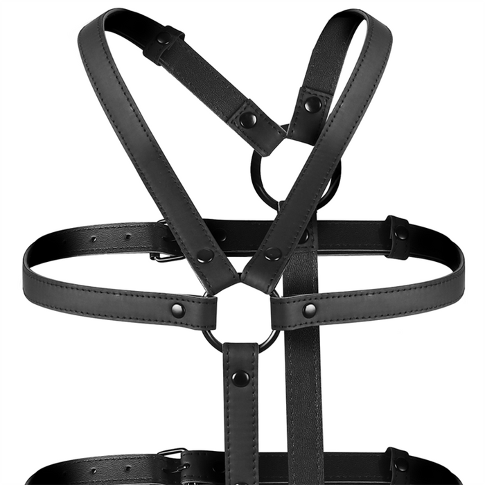 Fetish Submissive Bondage - Arnés Ajustable Torso Y Brazos