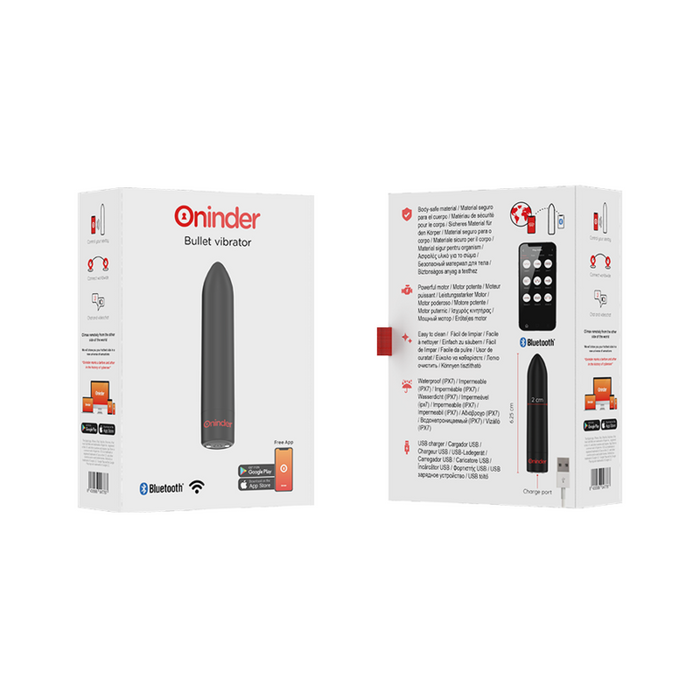 Oninder - Berlin Bala Vibradora Negro - App Gratuita