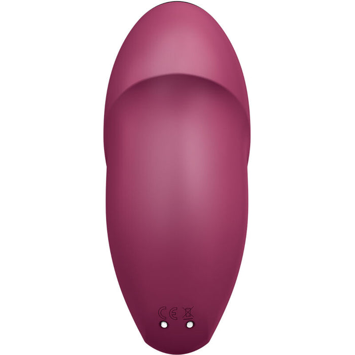Satisfyer - Tap & Climax 1 Vibrador Lay-on Rojo