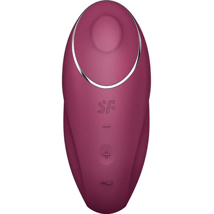 Satisfyer - Tap & Climax 1 Vibrador Lay-on Rojo