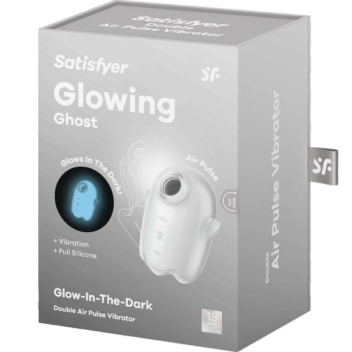Satisfyer - Glowing Ghost Air Pulse & Vibrador Blanco