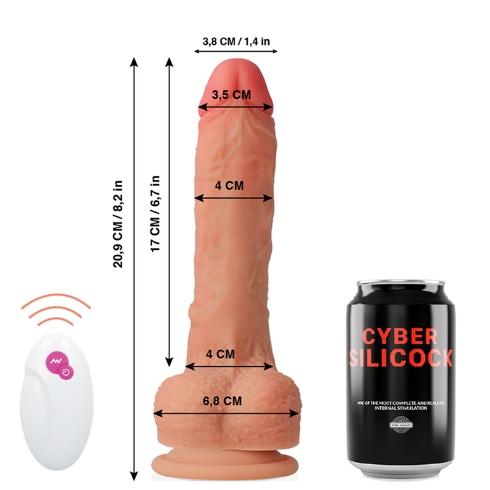 Cyber Silicock - Realístico Control Remoto Mr Rick 20.9 Cm -o- 4 Cm