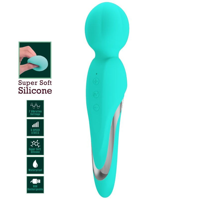 Pretty Love - Walter Vibrador Wand Verde Agua