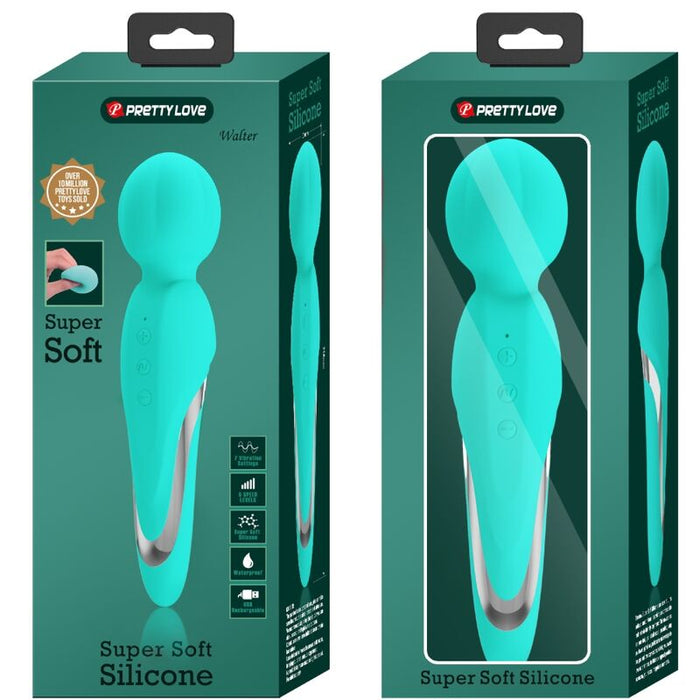 Pretty Love - Walter Vibrador Wand Verde Agua
