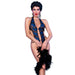 Chilirose - Cr 4479 Body Crotchless Azul S/m