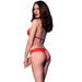 Chilirose - Cr 4410 Body Crotchless Rojo S/m