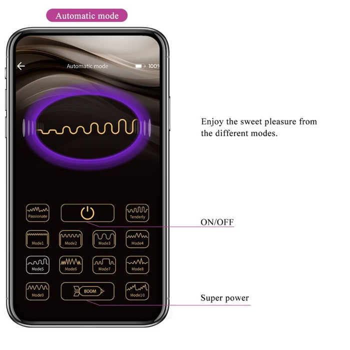 Pretty Love - Jayleen Vibrador App Control Remoto Lila