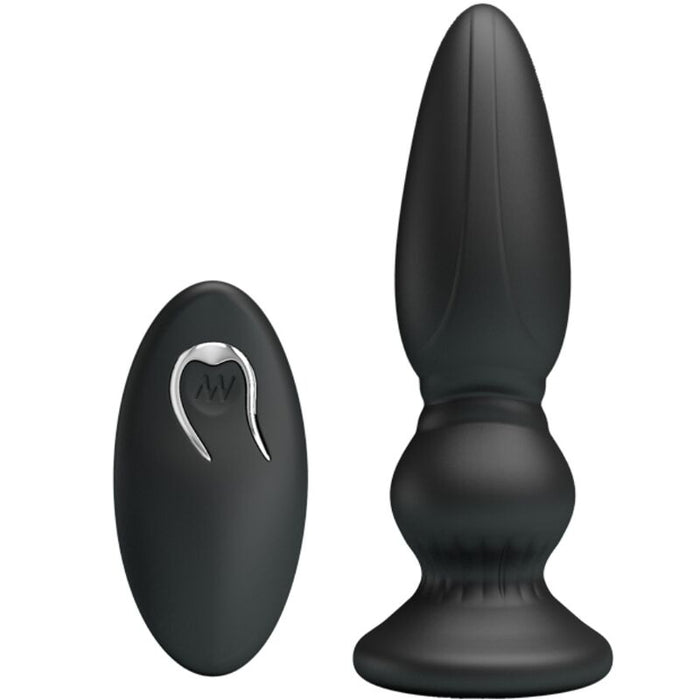 Mr Play - Vibrador Potente Control Remoto Anal Plug Negro